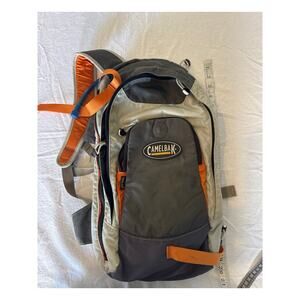 CamelBak Lobo Hydration Backpack Gray Orange 2L Reservoir Cycling Hiking Pack